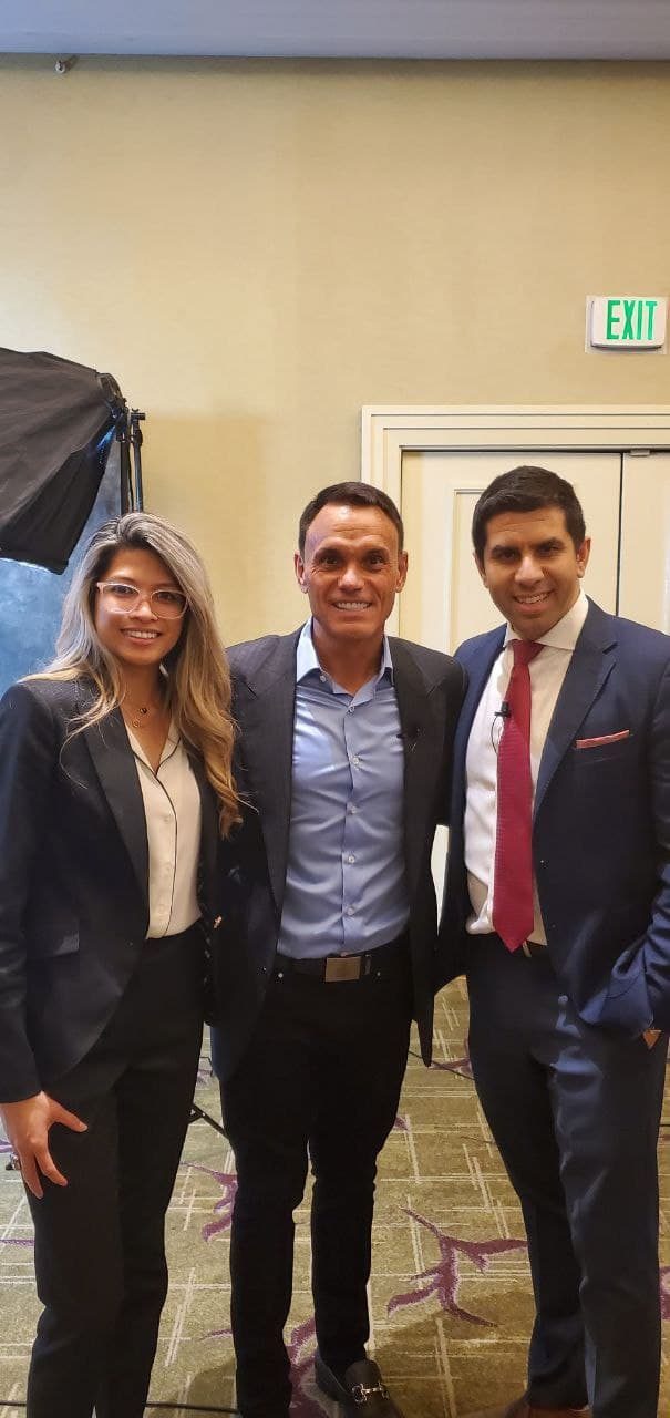 Nelizze and Kash with Kevin Harrington